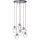 Brilliant Pendelleuchte Tanic Metall/Glas max. 6 x 25W E14 ohne Leuchtmittel kürzbar