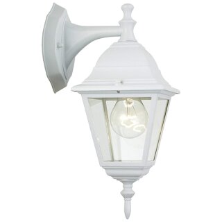 Brilliant Außenwandleuchte Newport Weiß IP23 max. 60W E27 ohne Leuchtmittel