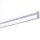 Brilliant LED Pendelleuchte Slim Aluminium Weiß / Silber 100cm 24W 2500lm warmweiß 3000K EasyDim