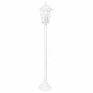 Brilliant Außenstandleuchte Crown weiß 100cm IP44 max. 1 x 60W E27 ohne Leuchtmittel