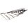 Brilliant LED Deckenleuchte Scope Nickel/Weiß 81cm 5 x 10W 6100lm warmweiß 3000K schwenkbar EasyDim