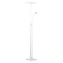 Brilliant LED Deckenfluter Forrester mit Lesearm Weiß 26W + 3W 3747lm warmweiß 3000K mit Touchdimmer