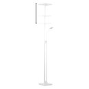 Brilliant LED Deckenfluter Forrester mit Lesearm Weiß 26W + 3W 3747lm warmweiß 3000K mit Touchdimmer