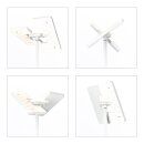 Brilliant LED Deckenfluter Forrester mit Lesearm Weiß 26W + 3W 3747lm warmweiß 3000K mit Touchdimmer
