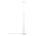 Brilliant LED Deckenfluter Forrester mit Lesearm Weiß 26W + 3W 3747lm warmweiß 3000K mit Touchdimmer