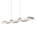 Brilliant LED Pendelleuchte Surf Eisen Up & Down 7 x 7,5W 5600lm warmweiß 3000K dimmbar