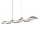 Brilliant LED Pendelleuchte Surf Eisen Up & Down 7 x 7,5W 5600lm warmweiß 3000K dimmbar