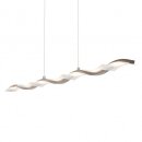 Brilliant LED Pendelleuchte Surf Eisen Up & Down 7 x 7,5W 5600lm warmweiß 3000K dimmbar