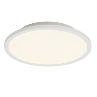 Brilliant LED Deckenleuchte Aufbau-Panel Ceres Weiß rund Ø25cm 10W 1000lm warmweiß 3000K