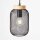 Brilliant Pendelleuchte Giada Holz/Schwarz Ø16cm max. 40W E27 kürzbar