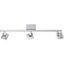 Brilliant LED Deckenstrahler 90 Degree Aluminium 3 x 3,6W 1140lm warmweiß 3000K schwenkbar 3-Stufen-Dimmbar