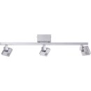 Brilliant LED Deckenstrahler 90 Degree Aluminium 3 x 3,6W 1140lm warmweiß 3000K schwenkbar 3-Stufen-Dimmbar