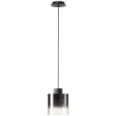 Brilliant Pendelleuchte Beth Kaffee/Rauchglas max. 60W E27 ohne Leuchtmittel kürzbar
