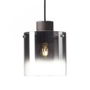 Brilliant Pendelleuchte Beth Kaffee/Rauchglas max. 60W E27 ohne Leuchtmittel kürzbar