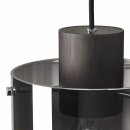 Brilliant Pendelleuchte Beth Kaffee/Rauchglas max. 60W E27 ohne Leuchtmittel kürzbar