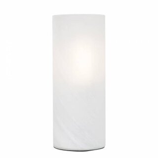 Brilliant Tischleuchte Robin weiß-alabaster max. 60W E27 ohne Leuchtmittel mit Schalter