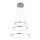 LeuchtenDirekt LED Pendelleuchte Silber Ø50cm 62W 2750lm Warmweiß 3000K dimmbar EasyDim