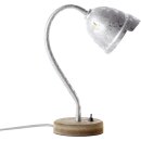 Brilliant Tischleuchte Ka Zink Antik Holz max. 25W GU10...