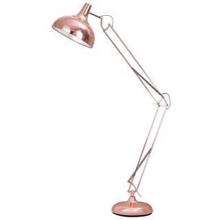 Brilliant Stehleuchte Hobby Kupfer max. 60W E27 ohne Leuchtmittel mit Schalter verstellbar