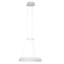 Brilliant LED Pendelleuchte Weiß Ø43cm 16W 1250lm warmweiß 3000K höhenverstellbar