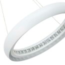 Brilliant LED Pendelleuchte Weiß Ø43cm 16W 1250lm warmweiß 3000K höhenverstellbar