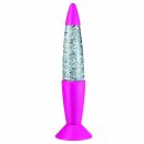 TIP LED Tischleuchte Glitterleuchte Mood Pink Multicolor Lavalampe für 3 x AA Batterie mit Schalter