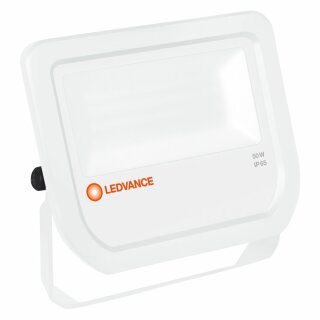 Ledvance LED Fluter Strahler Floodlight Weiß Outdoor IP65 50W 5250lm warmweiß 3000K 100°