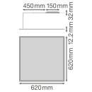 Ledvance LED Panel Deckenleuchte HO Dali 625 62x62cm weiß 36W 4320lm warmweiß 3000K