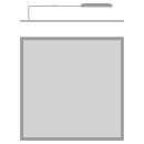 Ledvance LED Panel Deckenleuchte PFM 625 Performance 62x62cm weiß 40W 4000lm warmweiß 3000K