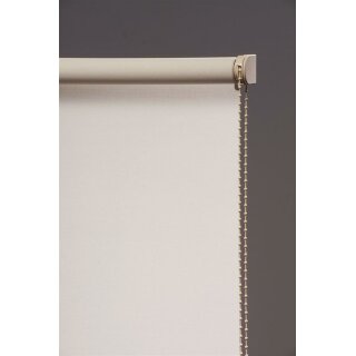Schöner Wohnen 8000 Rollo Milano 90cm x 190cm Rollrollo Jalousie ecru lichtdurchlässig PX001