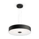 Philips LED Pendelleuchte Hue White Ambiance Schwarz 39W 3000lm 2200K-6500K Dimmbar App Amazon Alexa mit Dimmschalter