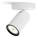 Philips Wand- & Deckenstrahler Spot Pongee Weiß max. 5,5W GU10 ohne Leuchtmittel schwenkbar