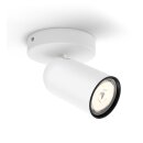 Philips Wand- & Deckenstrahler Spot Pongee Weiß max. 5,5W GU10 ohne Leuchtmittel schwenkbar