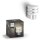 Philips LED Außenwandleuchte Hue Edelstahl IP44 9,5W E27 806lm warmweiß 2700K Dimmbar App Amazon Alexa & Google