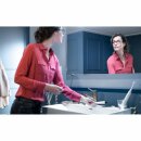 Philips LED Spiegelleuchte Adore Hue White Ambiance Chrom IP44 40W 2400lm 2200-6500K Dimmbar mit Dimmschalter