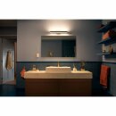 Philips LED Spiegelleuchte Adore Hue White Ambiance Chrom IP44 40W 2400lm 2200-6500K Dimmbar mit Dimmschalter
