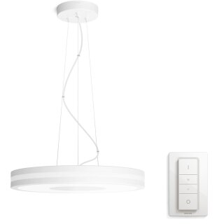 Philips LED Pendelleuchte Hue White Ambiance Being 39W 3000lm 2200-6500K Dimmbar App Amazon Alexa mit Dimmschalter