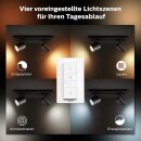 Philips LED Strahler Hue White Ambiance Runner Weiß 2 x 5W GU10 700lm 2200-6500K Dimmbar App Amazon Alexa mit Dimmschalter