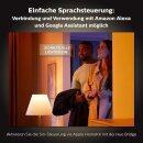 Philips LED Strahler Hue White Ambiance Runner Weiß 2 x 5W GU10 700lm 2200-6500K Dimmbar App Amazon Alexa mit Dimmschalter