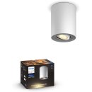Philips LED Aufbauleuchte Hue White Ambiance Pillar Weiß 5W GU10 350lm 2200-6500K Dimmbar App Amazon Alexa & Google