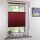 Liedeco Klemmfix Plissee, für Fenster & Tür, 80 cm x 200 cm, bordeaux PX001