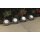 4 x Smartwares LED Solar Steine Außenleuchten IP44 Solar Rock