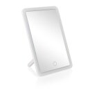 Smartwares LED Akku Spiegelleuchte Schminkspiegel Weiß 60lm Tageslicht 5500K USB Laden Touch