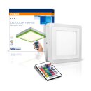 Osram LED Wand- & Deckenleuchte SQ 30cm 30W 1150lm RGBW-Farbsteuerung  mit Fernbedienung
