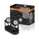 Osram Vintage Edition 1906 LED Wand- & Deckenleuchte Schwarz 2 x 6,1W GU10 700lm warmweiß 2700K