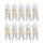 20 x Osram Halogen Stiftsockellampe 40W G9 MATT 230V für Backofen FS1 66740 Halopin Oven warm dimmbar