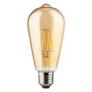 LED Filament Leuchtmittel ST64 Edison 7,5W = 53W E27 Gold...