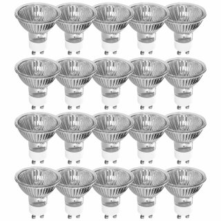 Gu10 Halogenlampen, 8 Pack 50w Gu10 Halogen-Spotleuchten, AC 220V-240V, 700  Lumen, 2700K warmweiß, 40 Abstrahlwinkel