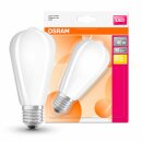 6 x Osram LED Filament Leuchtmittel ST64 Edison 4,5W =...
