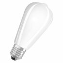 6 x Osram LED Filament Leuchtmittel ST64 Edison 4,5W = 40W E27 matt 470lm warmweiß 2700K